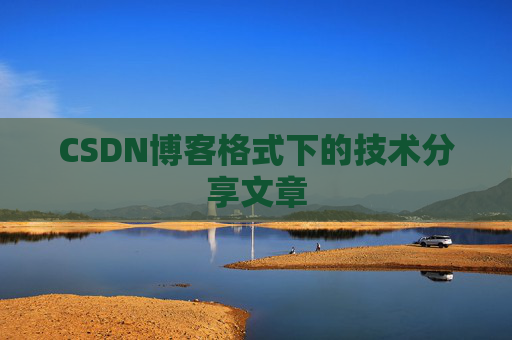CSDN博客格式下的技术分享文章